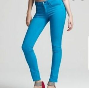 Rag & Bone Bluebird Skinny Zippered Capris